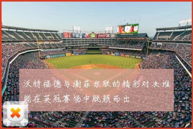 沃特福德与谢菲尔联的精彩对决谁能在英冠赛场中脱颖而出