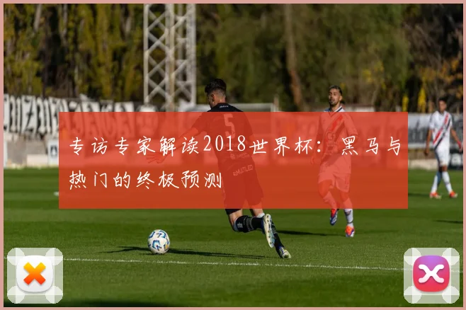 专访专家解读2018世界杯：黑马与热门的终极预测